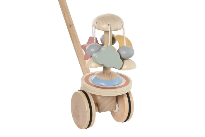DKD Home Decor Juguete de Madera Multicolor 8x8x58 cm