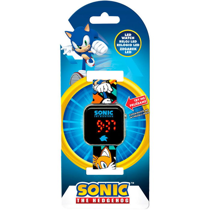 KIDS LICENSING Reloj LED Sonic the Hedgehog