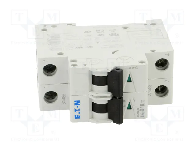 EATON ELECTRIC FAZ-D16/2 Interruptor magnetotérmico 2 polos 16A 15kA