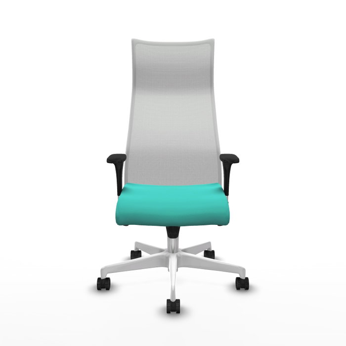 PIQUERAS Y CRESPO Sillón Albacete con mecanismo Sincro, Turquesa y Blanco PIQUERAS Y CRESPO Sillón Albacete con mecanismo Sincro, Turquesa y Blanco