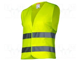 LAHTI PRO Chaleco reflectante amarillo XXXL