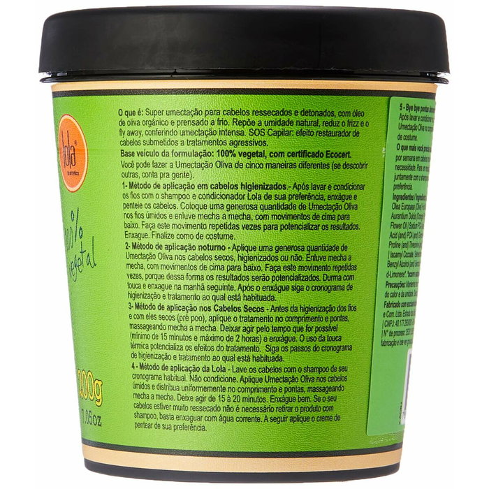 Lola From Rio Umectação Oliva - Mascarilla 200g