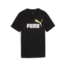 Camiseta de Manga Corta Infantil Puma Essentials 2 Color No.1 Log Negro S