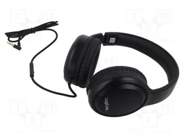 LogiLink Headset Stereo Over Ear Negro con Conector 3.5mm