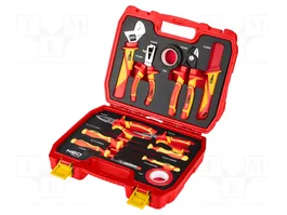 NEO TOOLS Juego de herramientas para eléctricos en maleta