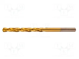 GRAPHITE Broca para metal de 5 mm en acero rápido HSS con nitruro de titanio