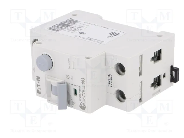 EATON ELECTRIC Interruptor de diversas marchas RCBO 10A 30mA 1+N