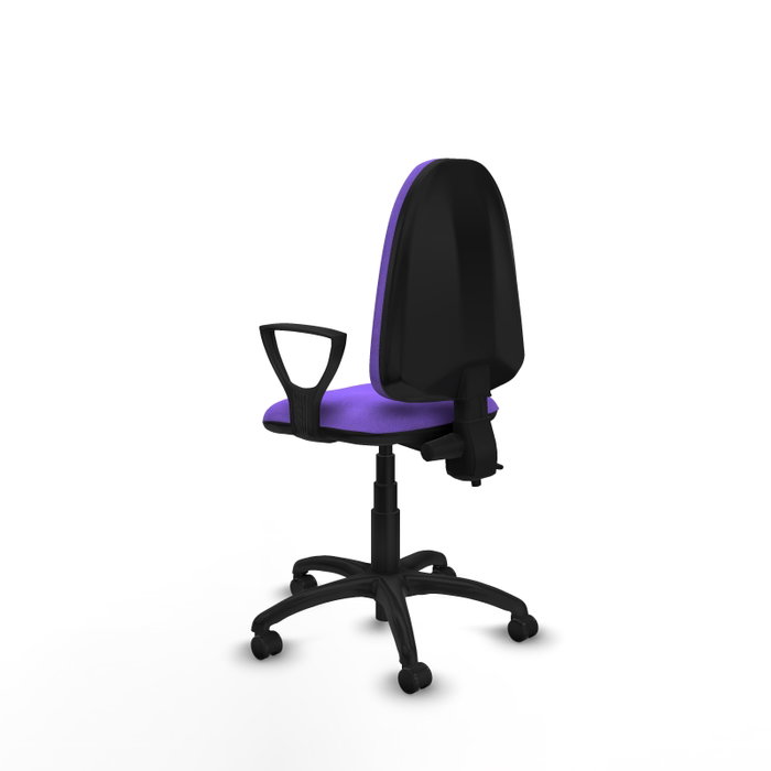 PIQUERAS Y CRESPO Silla de oficina Aýna Lila con brazos fijos PIQUERAS Y CRESPO Silla de oficina Aýna Lila con brazos fijos
