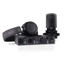 ARTURIA MiniFuse Recording Pack Interfaz de Audio Micrófono Auriculares Cables y Software Negro
