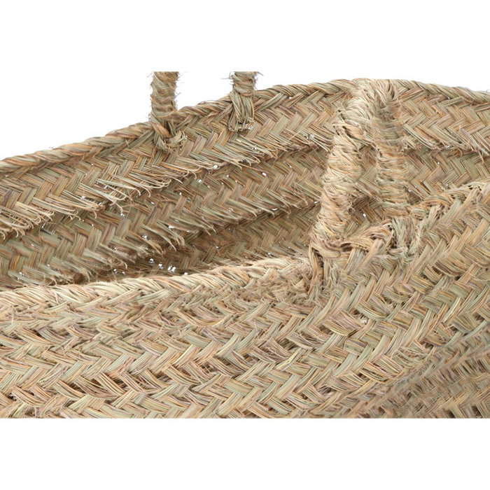 Basics Cesta oval para leñero de esparto, 60 x 35 x 45 cm Basics Cesta oval para leñero de esparto, 60 x 35 x 45 cm