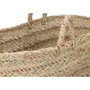 Basics Cesta oval para leñero de esparto, 60 x 35 x 45 cm