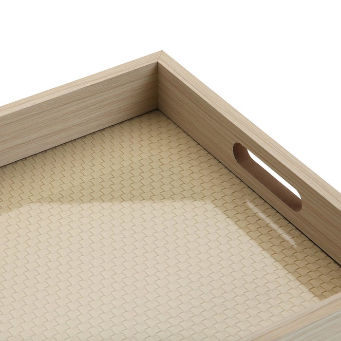 Juego de Bandejas Versa Madera MDF 30 x 5,5 x 40 cm (3 Piezas)