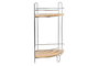 DKD Home Decor Estantería de Pared de Bambú para Ducha Natural