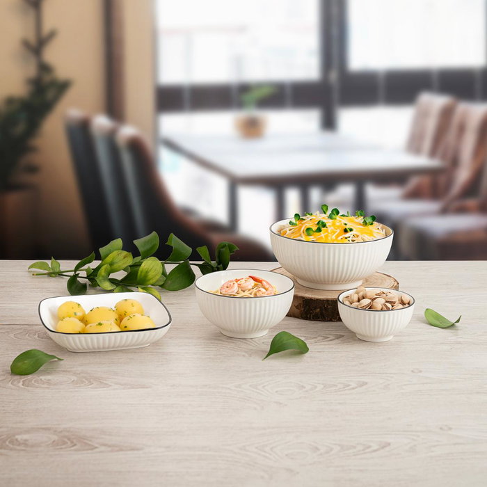 Bol Ensaladera Porcelana Gastro Black Quid 20,5 cm Bol Ensaladera Porcelana Gastro Black Quid 20,5 cm