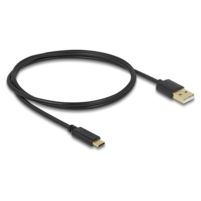 DeLOCK Switch USB Type-C 2 en 1 Bidireccional, 10 Gbps USB 3.2 Gen 2, Resolución 8K 4320p, 144 Hz, Power Delivery 100W, Cable 0.5m Incluido, Negro