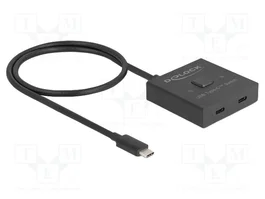 DeLOCK USB Type-C™ Switch 2 en 1 Bidireccional 8K 10 Gbps