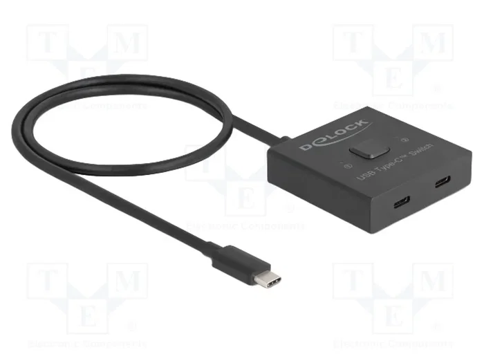 DeLOCK USB Type-C™ Switch 2 en 1 Bidireccional 8K 10 Gbps
