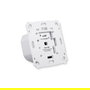 eQ-3 Homematic IP 143166A0 Dimmaktor Regulador de Luminosidad para Marcaschalter - Montaje Enrasado, Blanco, IP20, 270 m Alcance