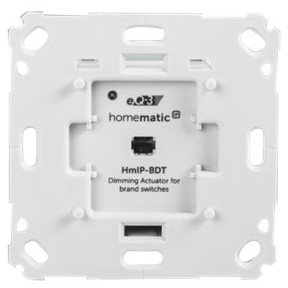 eQ-3 Homematic IP 143166A0 Dimmaktor Regulador de Luminosidad para Marcaschalter - Montaje Enrasado, Blanco, IP20, 270 m Alcance