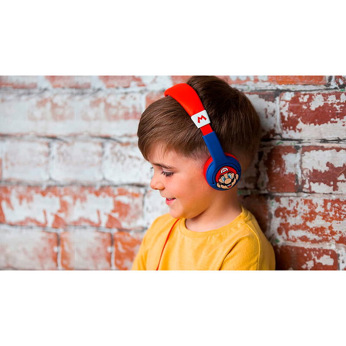 Otl Auriculares Infantiles Super Mario Azules Otl Auriculares Infantiles Super Mario Azules