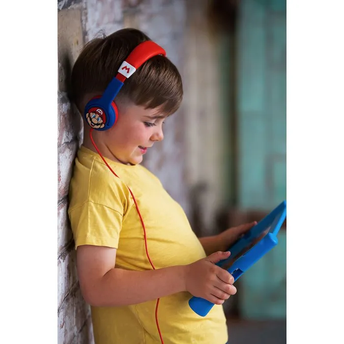 Bitty Boomers Casco Super Mario Junior - Rojo, Blanco y Azul