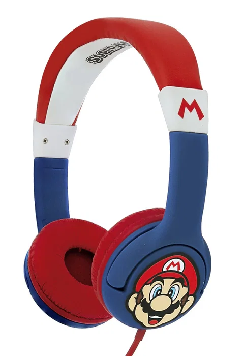 OTL Technologies Auriculares Infantiles Super Mario Multicolor con Conector 3,5 mm OTL Technologies Auriculares Infantiles Super Mario Multicolor con Conector 3,5 mm