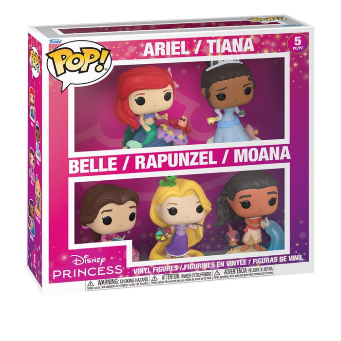 FUNKO Blister 5 figuras POP Disney Princesas