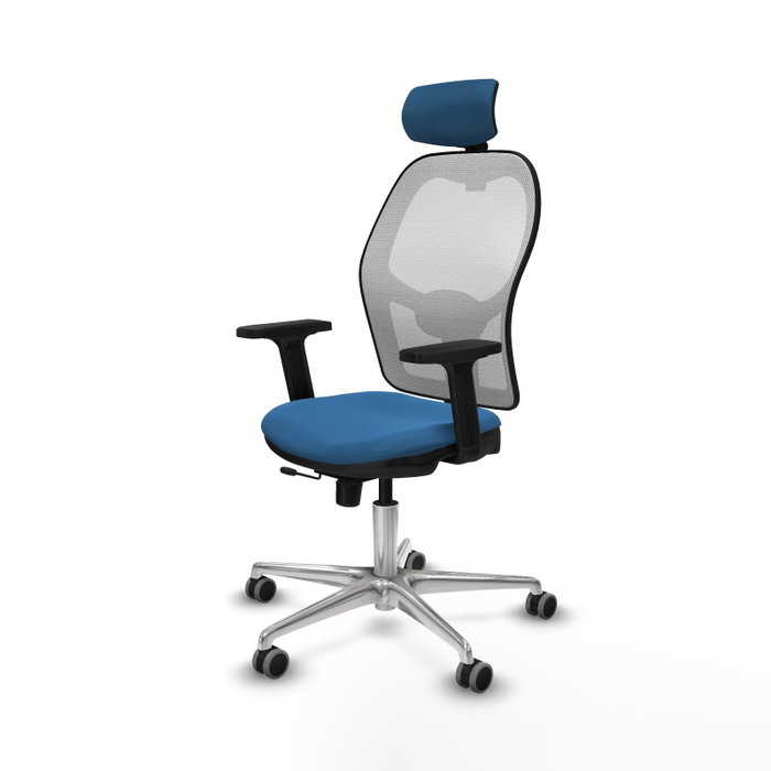 PIQUERAS Y CRESPO Silla de oficina Jorquera Azul claro y Blanco PIQUERAS Y CRESPO Silla de oficina Jorquera Azul claro y Blanco