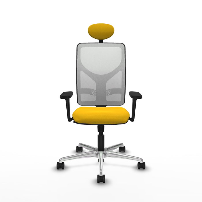 PIQUERAS Y CRESPO Silla de oficina Motilla con Mecanismo Sincro Amarillo y Blanco PIQUERAS Y CRESPO Silla de oficina Motilla con Mecanismo Sincro Amarillo y Blanco