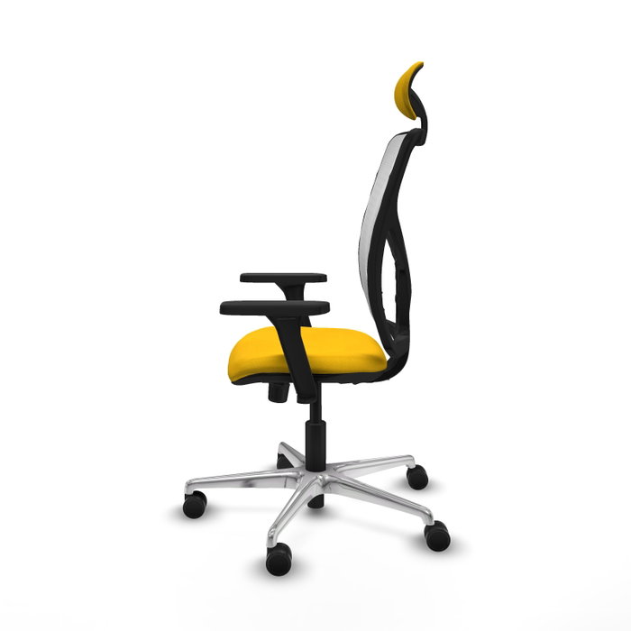 PIQUERAS Y CRESPO Silla de oficina Motilla con Mecanismo Sincro Amarillo y Blanco PIQUERAS Y CRESPO Silla de oficina Motilla con Mecanismo Sincro Amarillo y Blanco