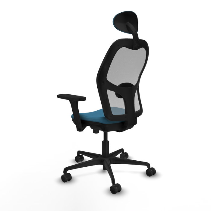 PIQUERAS Y CRESPO Silla de oficina Jorquera con mecanismo Sincro/Traslack, Verde petróleo y Gris PIQUERAS Y CRESPO Silla de oficina Jorquera con mecanismo Sincro/Traslack, Verde petróleo y Gris