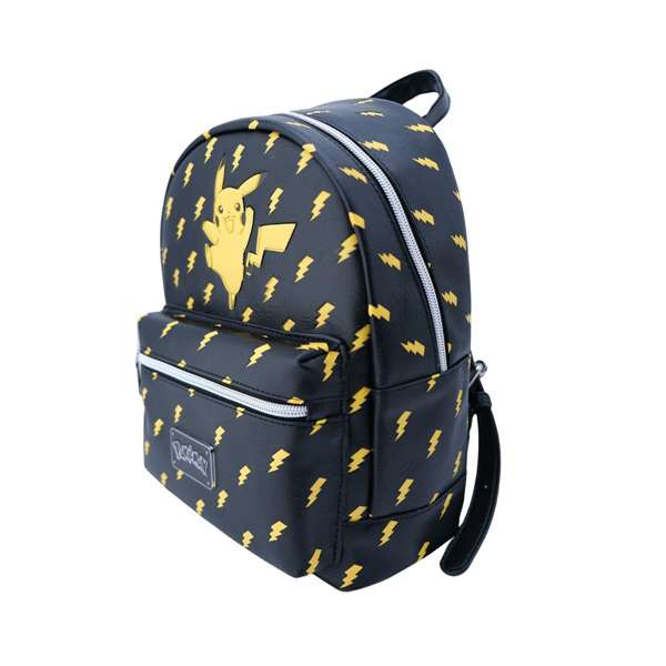 Toybags Mochilita Pokémon Premium Negra con bolsillos Toybags Mochilita Pokémon Premium Negra con bolsillos