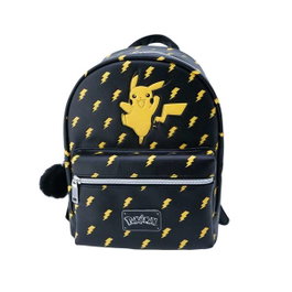 Toybags Mochilita Pokémon Premium Negra con bolsillos