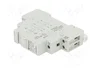 FINDER 20.22 Relé de instalación biestable 24V DC 16A NA x2