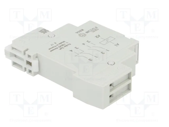 FINDER 20.22 Relé de instalación biestable 24V DC 16A NA x2