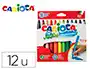 Carioca Rotulador Jumbo Punta Gruesa Estuche 12 Unidades Colores Surtidos