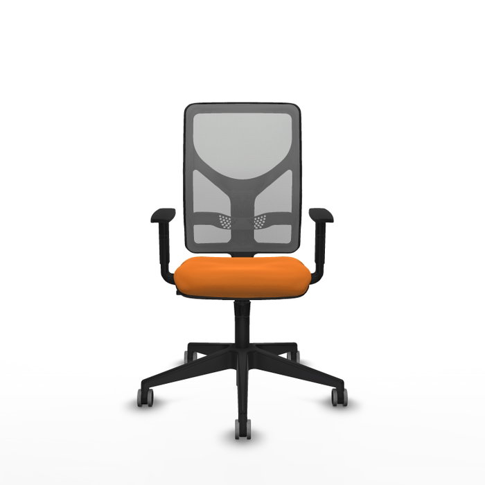 PIQUERAS Y CRESPO Silla de oficina Motilla Naranja y Gris PIQUERAS Y CRESPO Silla de oficina Motilla Naranja y Gris