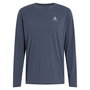 Camiseta de Manga Larga Hombre Odlo Neck L/S Zeroweight Chill-T Azul
