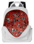 Karactermania Mochila Heady Pequeña Pesadilla Antes de Navidad Bone, Blanco