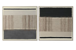 DKD Home Decor Cuadro Lienzo Abstracto Surtido de 2 Unidades