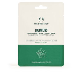 The Body Shop Mascarilla Facial de Tejido Concentrado con Edelweiss, Serum, Hidratante 99% Ingredientes Naturales, 1 unidad