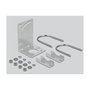 DeLOCK Antena LTE Direccional Exterior, SMA Macho, 7-9 dBi de Ganancia, con Cable de Conexión RG-58 5m, Color Blanco