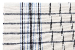 DKD Home Decor Individuales Básicos Azul Beige 33 x 50 cm Algodon Polyester (6 Unidades)