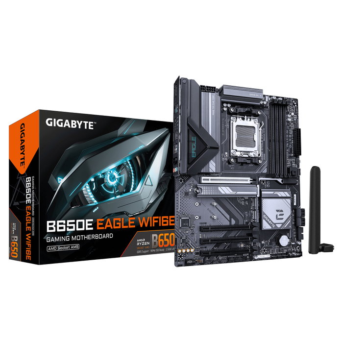 Gigabyte B650E EAGLE WF6E ATX DDR5 AM5 Wi-Fi 6E Gigabyte B650E EAGLE WF6E ATX DDR5 AM5 Wi-Fi 6E