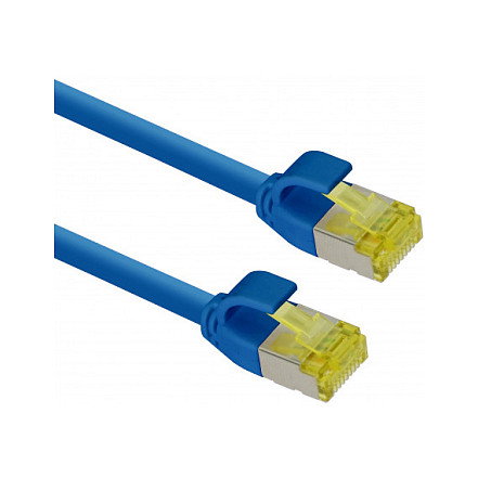 Helos Patchkabel Cat.6a Ultraslim 10m Azul Helos Patchkabel Cat.6a Ultraslim 10m Azul