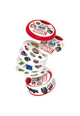 Asmodee Juego Dobble Marvel Dobmar01Es Tarjetas Juego de Mesa para Niños y Adultos +6 Años