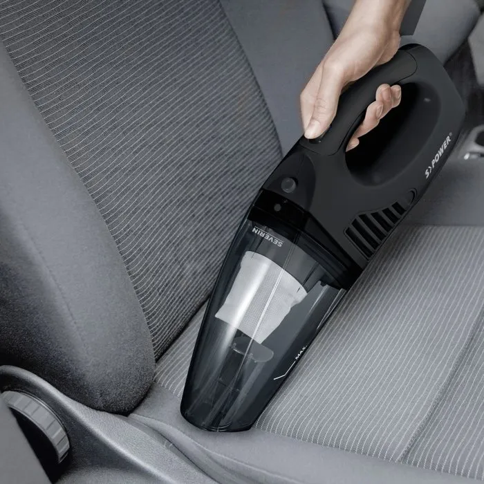 Severin HV7963 Aspiradora de Mano Inalámbrica 7.4 V - 18 Min Autonomía - Capacidad 200 ml - Color Negra