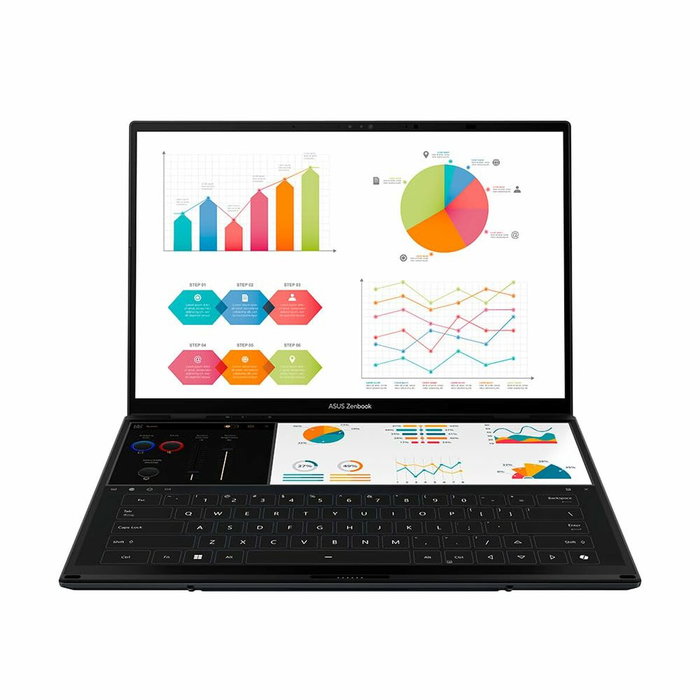 Asus ZenBook Duo OLED UX8406CA-PZ152W 14 pulg Táctil Intel Core Ultra 9 32GB RAM 1TB SSD