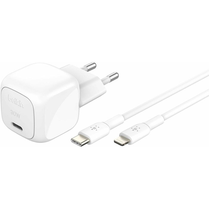 Cable USB a Lightning Belkin WCA008KQ1MWH-B5 Cable USB a Lightning Belkin WCA008KQ1MWH-B5