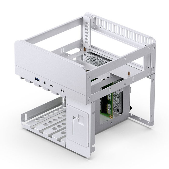 Jonsbo N2 Mini-ITX NAS Gehäuse weiß